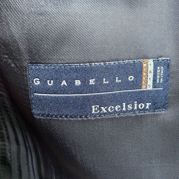 Eduard Dressler Men Suit Blazer 42 EU 52 Navy Gold Button Wool Lightweight - Picture 13 of 15